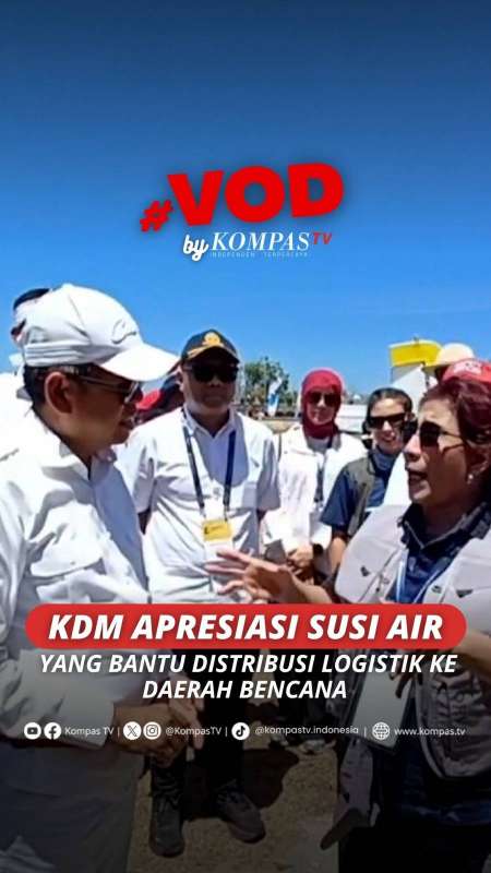 KDM APRESIASI SUSI AIR YANG BANTU DISTRIBUSI LOGISTIK KE DAERAH BENCANA 