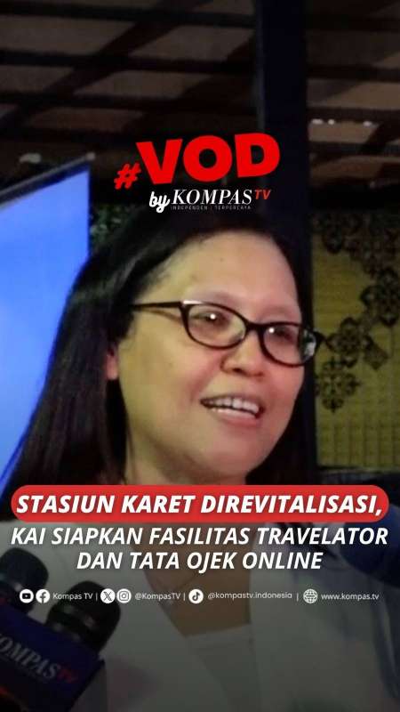 STASIUN KARET DIREVITALISASI, KAI SIAPKAN FASILITAS TRAVELATOR DAN TATA OJEK ONLINE
