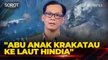 BNPB: Abu Vulkanik Anak Krakatau Bergerak ke Laut Hindia, Menjauh dari Jakarta