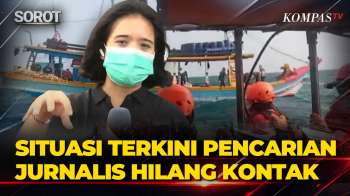 Terkini! Pencarian Hari Ke-2 Jurnalis Hilang Kontak Saat Liput Gunung Anak Krakatau