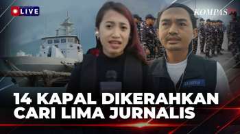 Hari Kelima, 14 Kapal Dikerahkan Cari Lima Jurnalis Hilang Di Selat Sunda