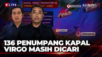 Update Pencarian Korban Kapal Virgo Terbalik, 136 Penumpang Masih Dicari