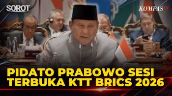 [FULL] Pidato Prabowo di Sesi Terbuka KTT BRICS 2026 India: Singgung Cincin Api & Tatanan Global