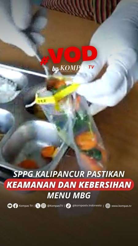 SPPG KALIPANCUR PASTIKAN KEAMANAN DAN KEBERSIHAN MENU MBG.