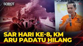 FULL! Basarnas Soal Hari ke-8 Pencarian 5 Jurnalis dan KM Aru Padatu 1, SAR Fokus 3.962 Mil Laut