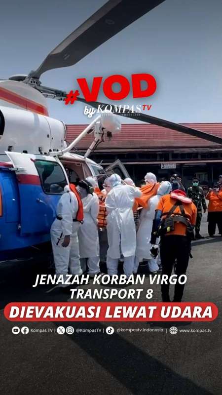 JENAZAH KORBAN VIRGO TRANSPORT 8 DIEVAKUASI LEWAT UDARA