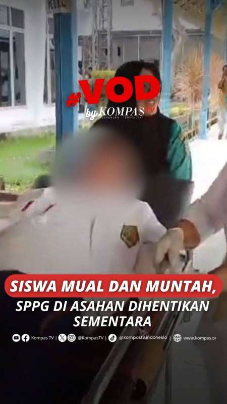 SISWA MUAL DAN MUNTAH, SPPG DI ASAHAN DIHENTIKAN SEMENTARA