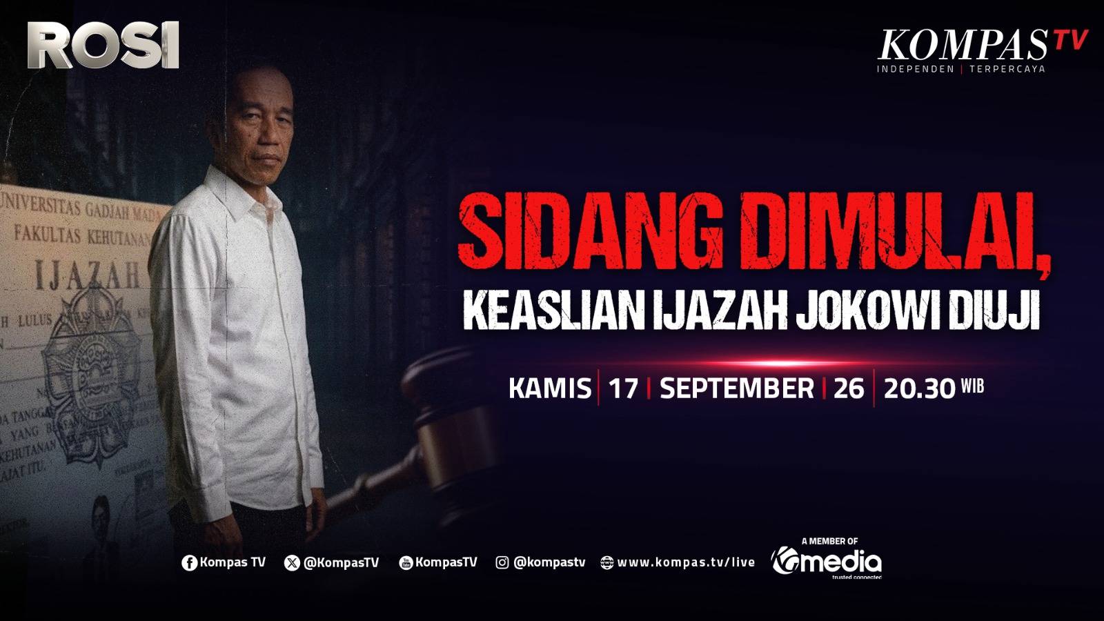 [FULL] Sidang Roy Suryo Dimulai, Polemik Dugaan Ijazah Palsu Jokowi Segera Berakhir? | ROSI