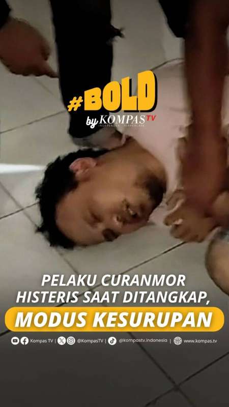 PELAKU CURANMOR HISTERIS SAAT DITANGKAP, MODUS KESURUPAN