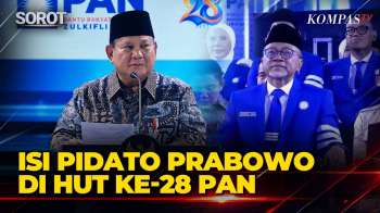 FULL! Pidato Prabowo Di HUT Ke-28 PAN, Singgung Nilai Kawan, Perjuangan, Dan Kebijakan Pemerintah