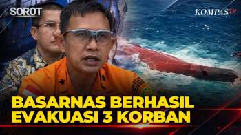 FULL! Basarnas Berhasil Evakuasi 3 Korban Dari Dalam Kapal Virgo Transport 8 Di Kedalaman 24 Meter