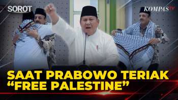 Prabowo Teriak 'Free Palestine' di Syukuran 100 Tahun Gontor, Langsung Dipeluk Dubes Palestina
