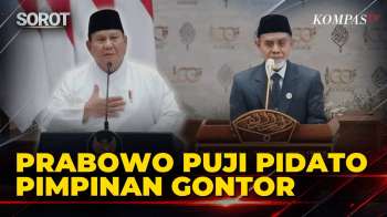 Prabowo Puji Pidato Pimpinan Gontor, Tak Banyak Sapa Tamu Yang Terhormat