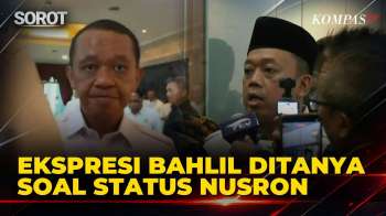 Ekspresi Ketum Golkar Bahlil Kala Ditanya soal Status Nusron di Golkar