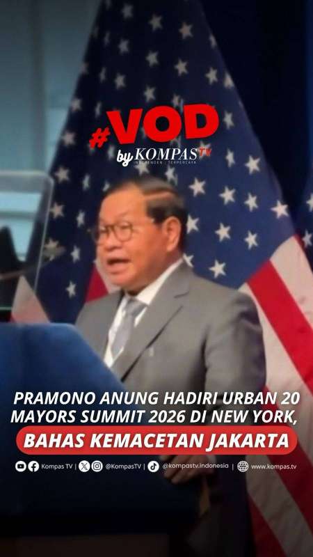 PRAMONO ANUNG HADIRI URBAN 20 MAYORS SUMMIT 2026 DI NEW YORK, BAHAS KEMACETAN JAKARTA
