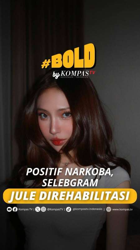 POSITIF NARKOBA, SELEBGRAM JULE DIREHABILITASI