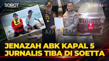 Detik-detik! Jenazah 1 ABK Pembawa 5 Jurnalis Hilang Di Selat Sunda Tiba Di Bandara Soetta