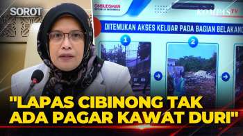 Temuan Ombudsman: Ada Jalur Belakang Lapas Cibinong ke Perkampungan, Tak Ada Pagar Kawat Duri