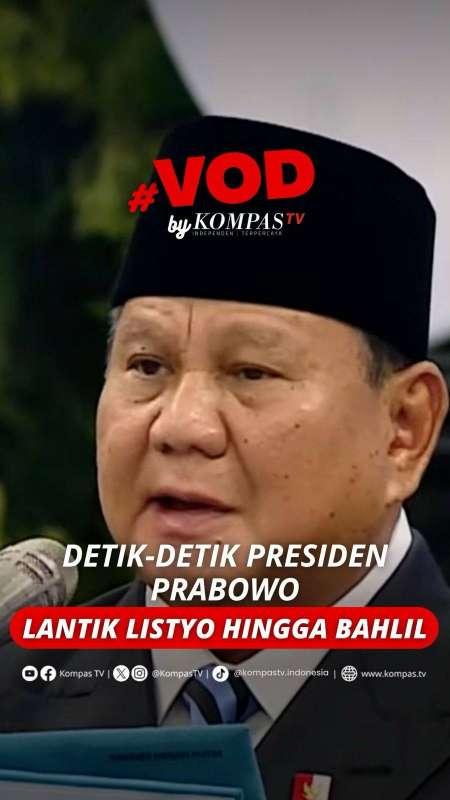 Detik-Detik Presiden Prabowo Lantik Listyo Sebagai KSP hingga Dudung Jadi Menko Polkam