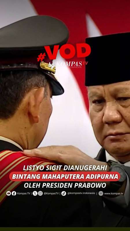 Prabowo Beri Anugerah Listyo Sigit Bintang Mahaputera Adipurna