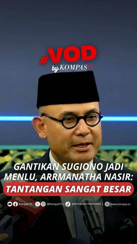 Kata Pertama Menlu Arrmanatha Nasir Usai Dilantik Gantikan Sugiono
