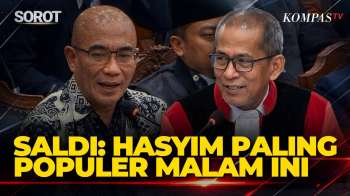 Momen Canda Hakim Saldi Ke Mantan Ketua KPU: Pak Hasyim Paling Populer Nih Malam Ini