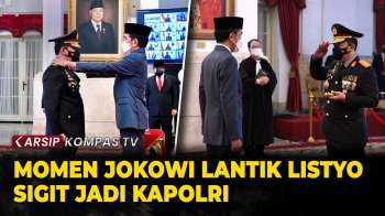 ARSIP KOMPASTV - Momen Presiden Ke-7 RI Jokowi Lantik Kapolri Listyo Sigit Prabowo Di Januari 2021