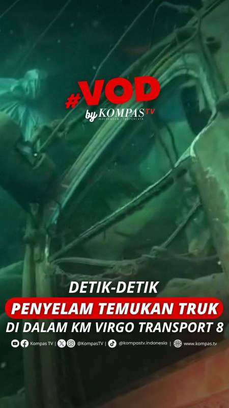 Detik-Detik Penyelam Temukan Truk Di Dalam KM Virgo Transport 8