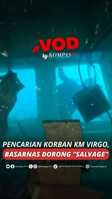 PENCARIAN KORBAN KM VIRGO, BASARNAS DORONG SALVAGE