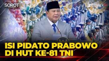 [FULL] Pidato Presiden Prabowo Subianto Di Upacara HUT Ke-81TNI