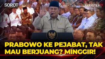 Momen Presiden Prabowo Minta Pejabat Tak Mau Berjuang Untuk Minggir