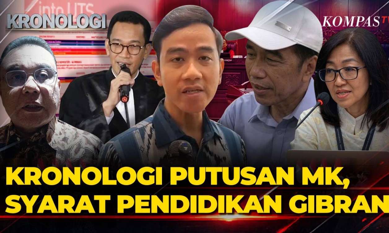 KRONOLOGI PUTUSAN MK! Terkait Gugatan Syarat Pendidikan Wapres Gibran