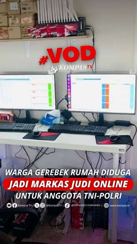 WARGA GEREBEK RUMAH DIDUGA JADI MARKAS JUDI ONLINE UNTUK ANGGOTA TNI-POLRI