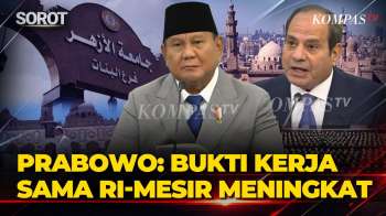 Bahasa Indonesia Diajarkan Di Al-Azhar Kairo, Prabowo: Bukti Kerja Sama RI-Mesir Meningkat