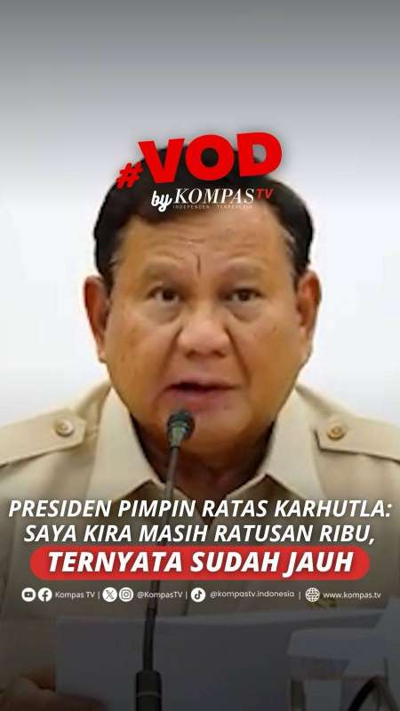 Presiden Pimpin Ratas Karhutla: Saya Kira Masih Ratusan Ribu, Ternyata Sudah Jauh