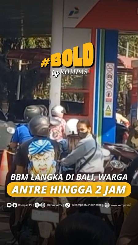 BBM Langka Di Bali, Warga Antre Hingga 2 Jam