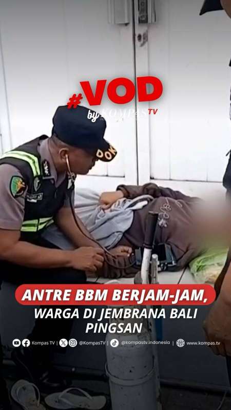 ANTRE BBM BERJAM-JAM, WARGA DI JEMBRANA BALI PINGSAN