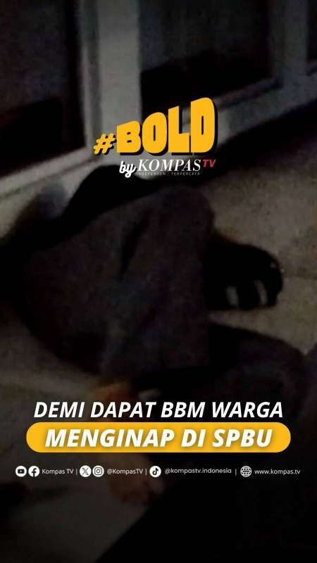 DEMI DAPAT BBM WARGA MENGINAP DI SPBU