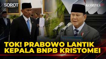 Tok! Prabowo Lantik Kepala BNPB Kristomei Gantikan Suharyanto, Beserta Empat Wamen