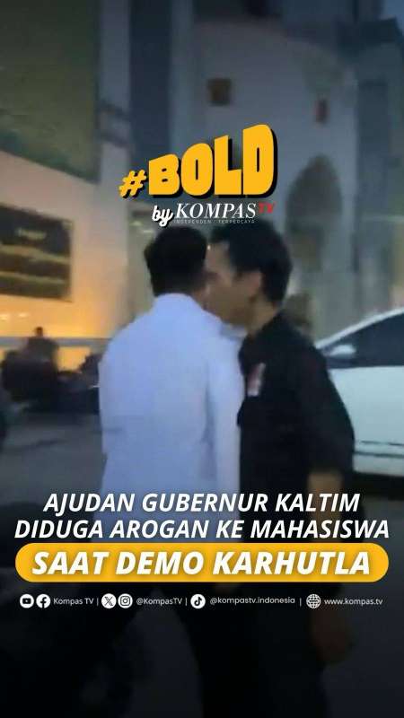 AJUDAN GUBERNUR KALTIM DIDUGA AROGAN KE MAHASISWA SAAT DEMO KARHUTLA