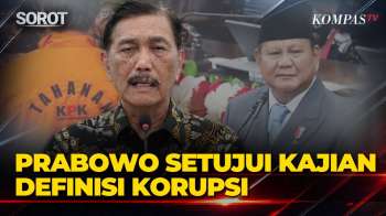 Ketua DEN Luhut Ungkap Prabowo Setujui Kajian DEN Soal Definisi Korupsi