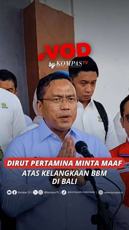 DIRUT PERTAMINA MINTA MAAF ATAS KELANGKAAN BBM DI BALI