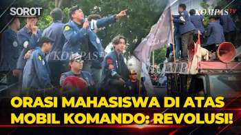 Orasi Mahasiswa Trisakti Di Patung Kuda: Revolusi, Revolusi!