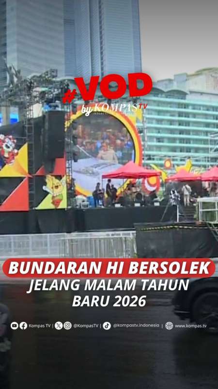 BUNDARAN HI BERSOLEK JELANG MALAM TAHUN BARU 2026