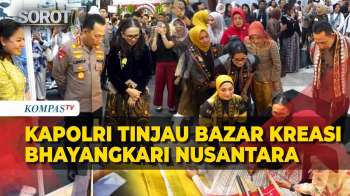 Kapolri Listyo Sigit Tinjau Bazar Kreasi Bhayangkari Nusantara 2026