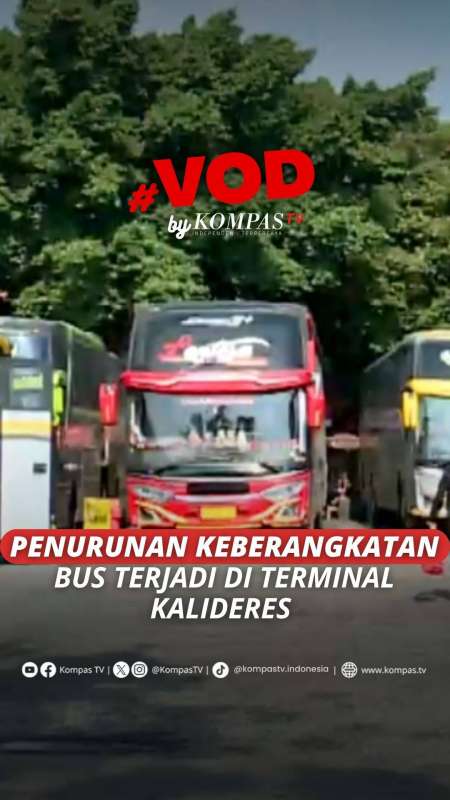 PENURUNAN KEBERANGKATAN BUS TERJADI DI TERMINAL KALIDERES