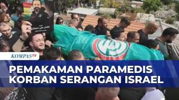 Suasana Duka Selimuti Pemakaman Paramedis di Lebanon Korban Serangan Israel | KOMPAS MALAM