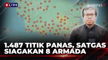 1.487 Titik Panas Karhutla Di Kalimantan, Satgas Siagakan 8 Armada Udara | KOMPAS SIANG