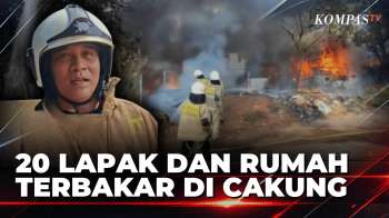 Kebakaran di Ujung Menteng Cakung, 20 Lapak dan Rumah Semipermanen Terbakar | BERUT