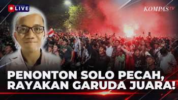 SOLO MENGGELORA! Suporter Timnas Indonesia Membara Rayakan Garuda Juara ASEAN Cup 2026